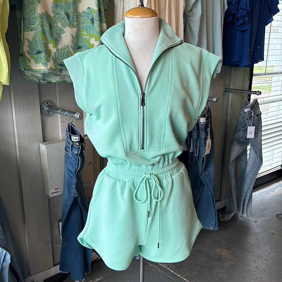 Mint to Be Romper