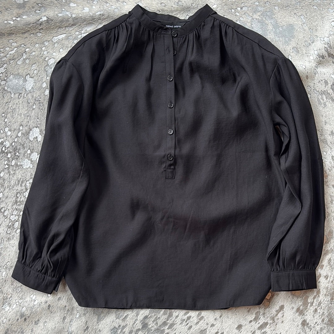Black Button Down Blouse