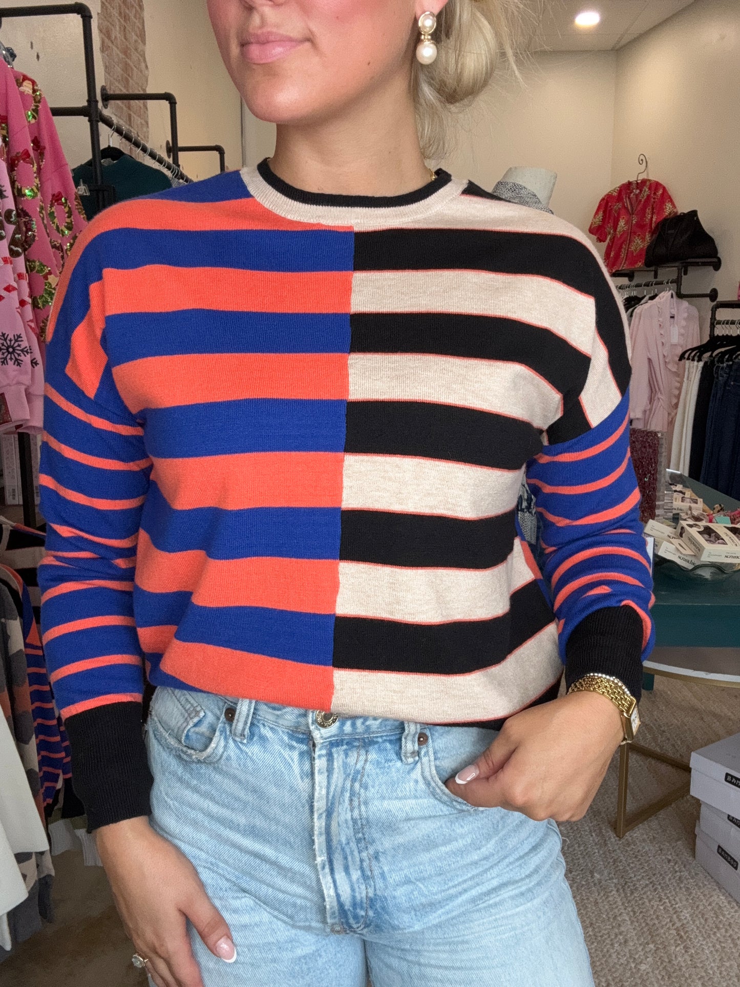 Colorblocked Sweater
