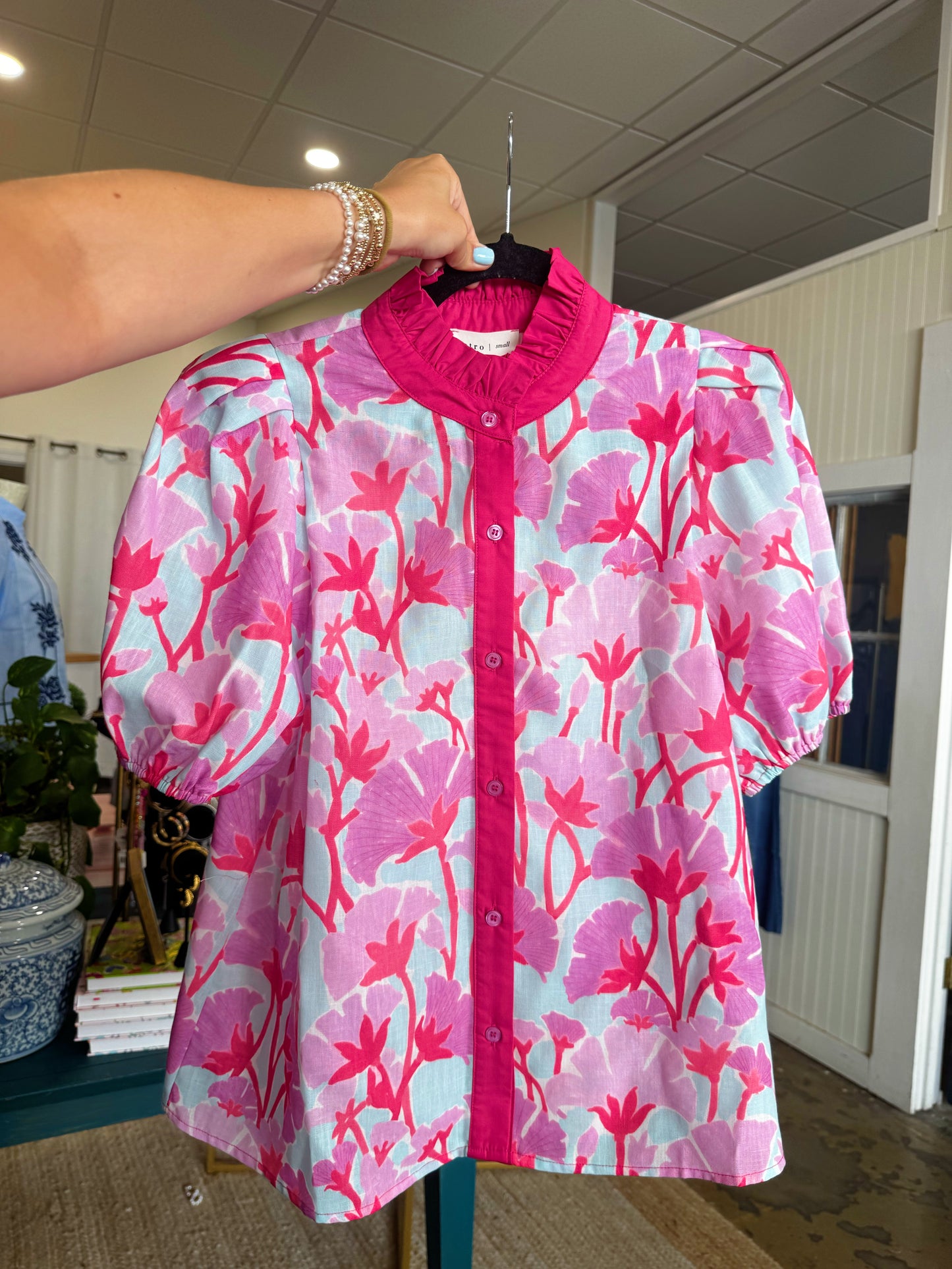 Floral Entro Top