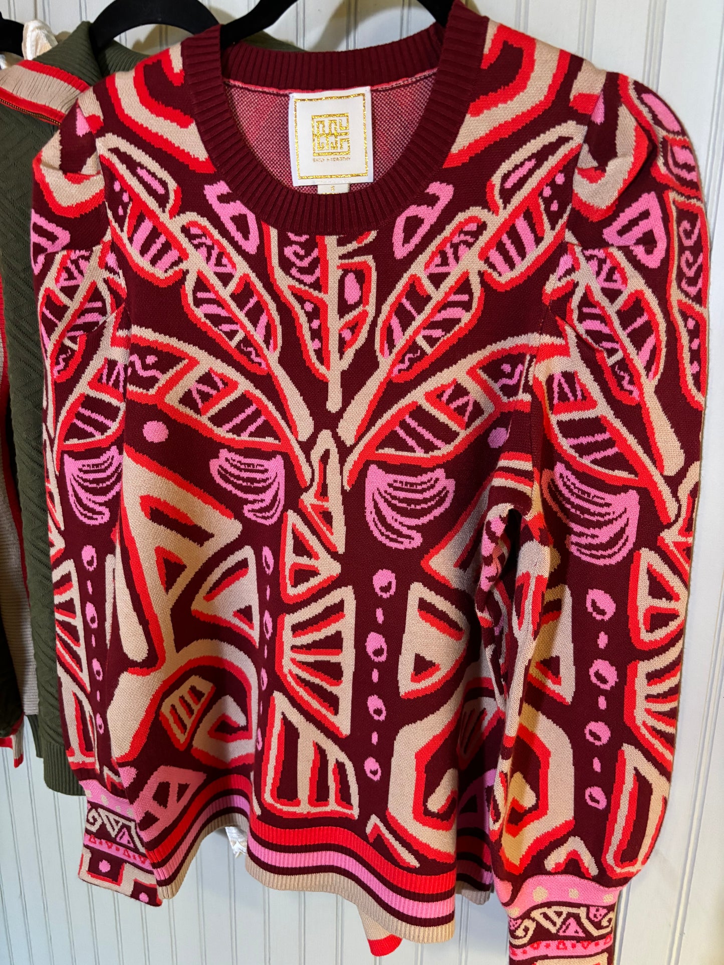 Julia Sweater Tribal Palm