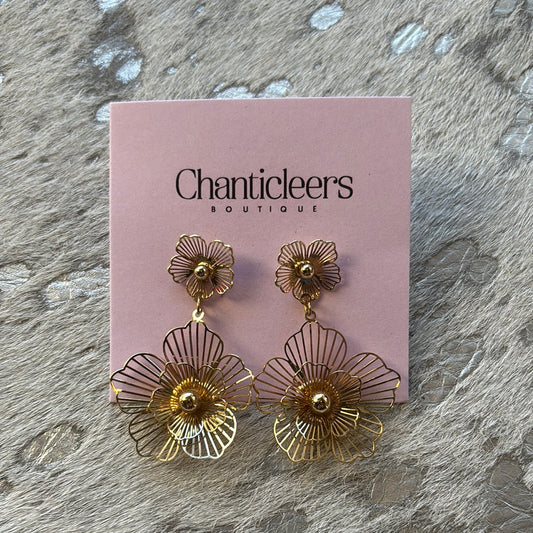 Flower Filigree Earrings