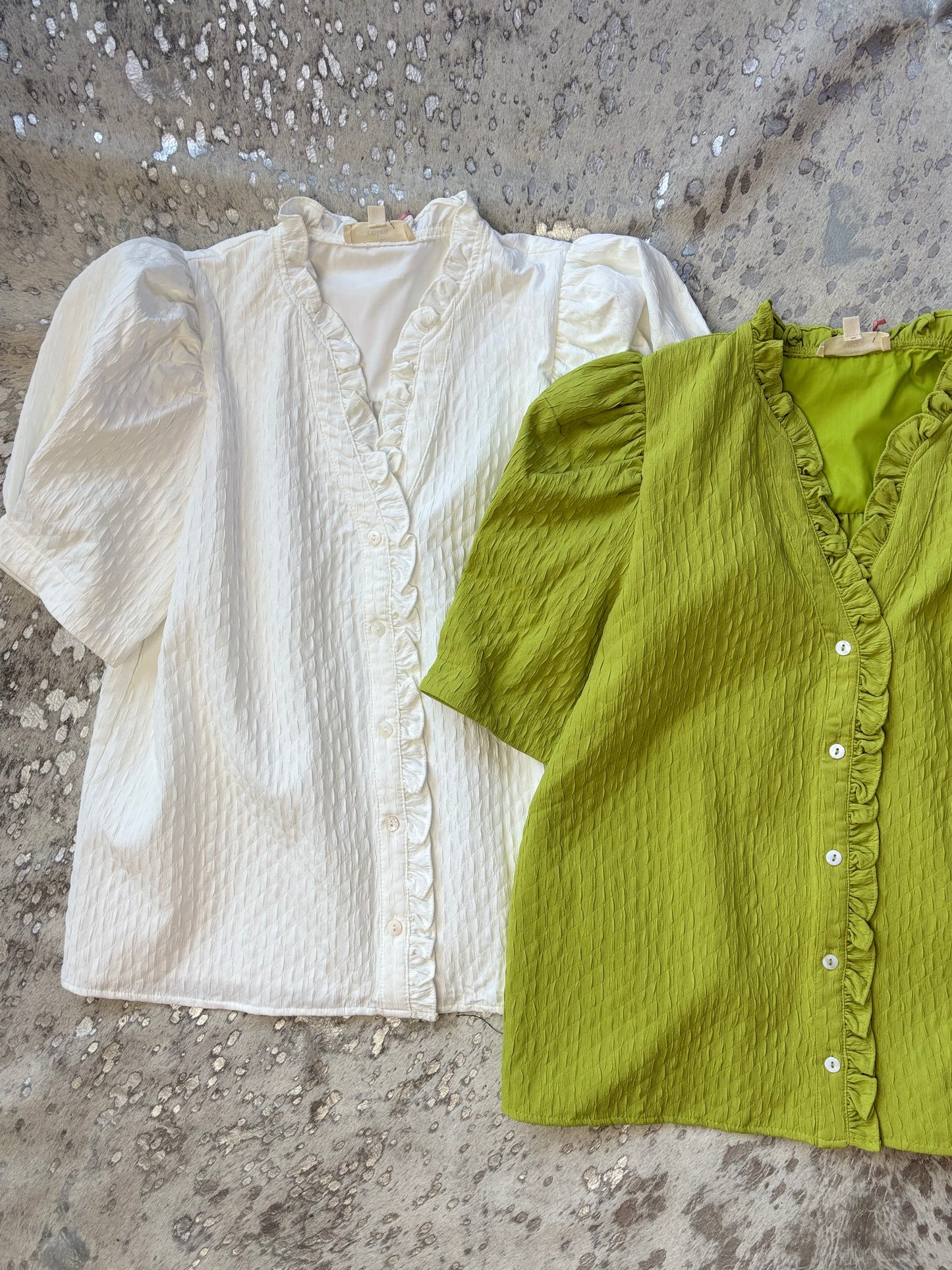 Bella Button Up Top