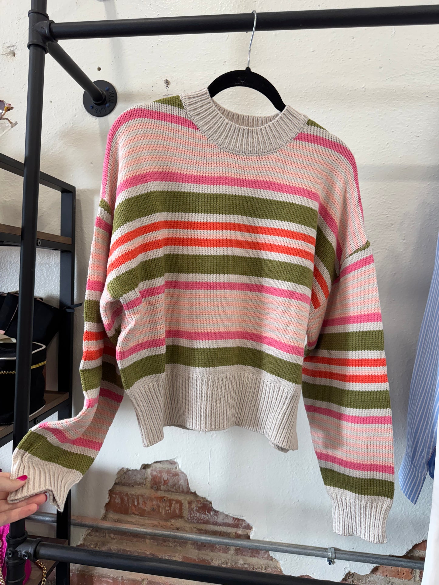 THML Striped Knit Sweater