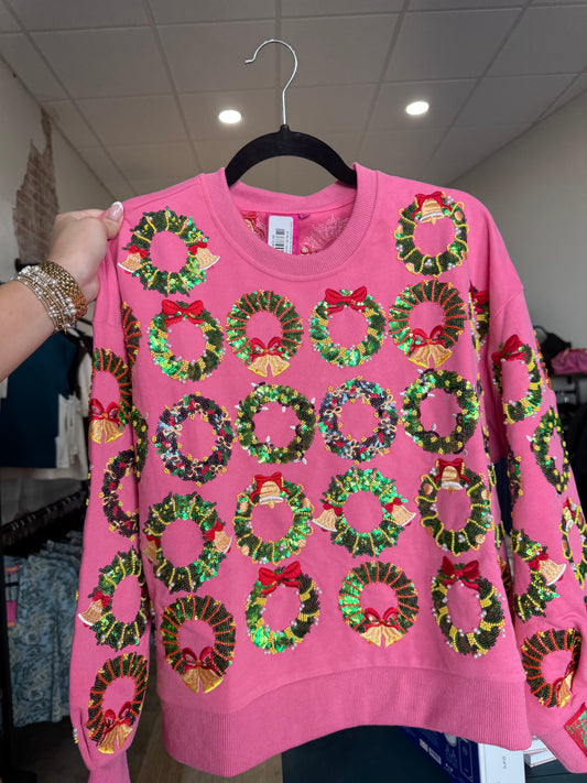 Queen of Sparkles Hot Pink Multi Wreaths