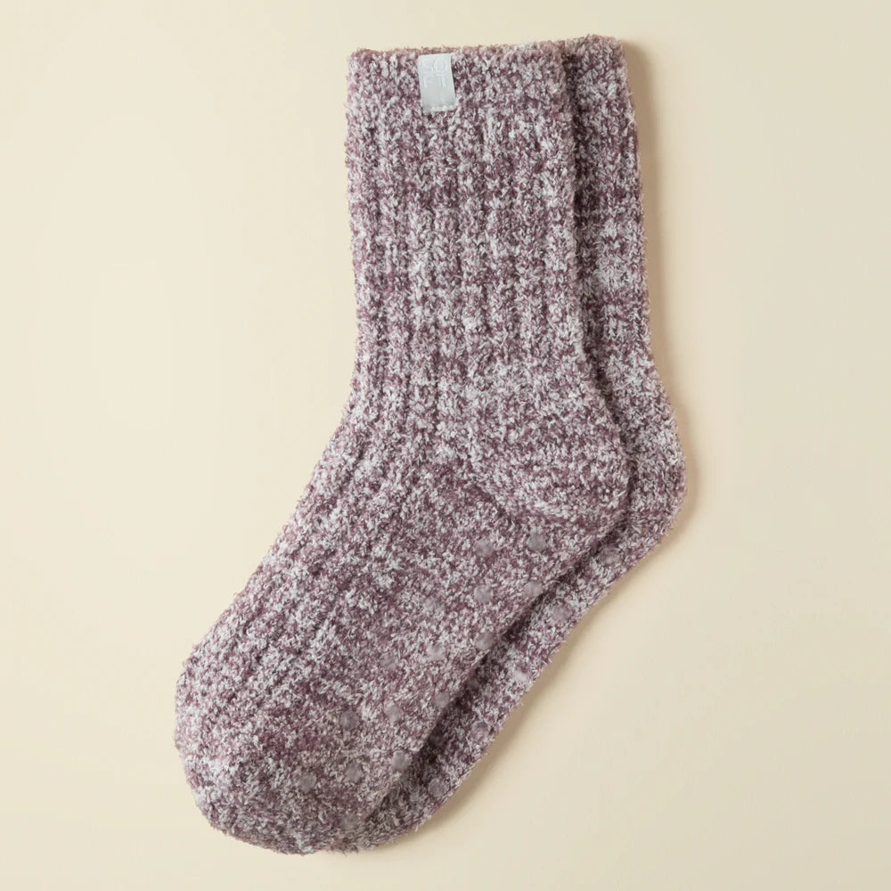 Marshmallow Crew Socks