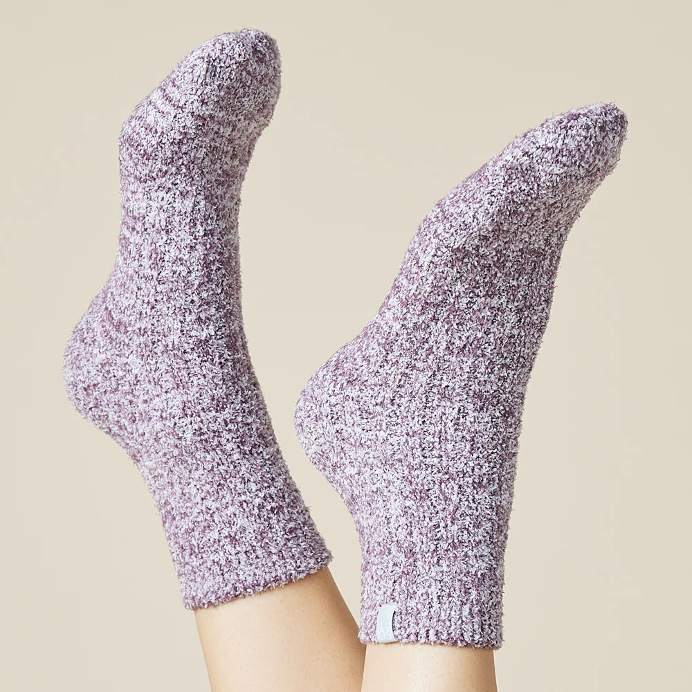 Marshmallow Crew Socks