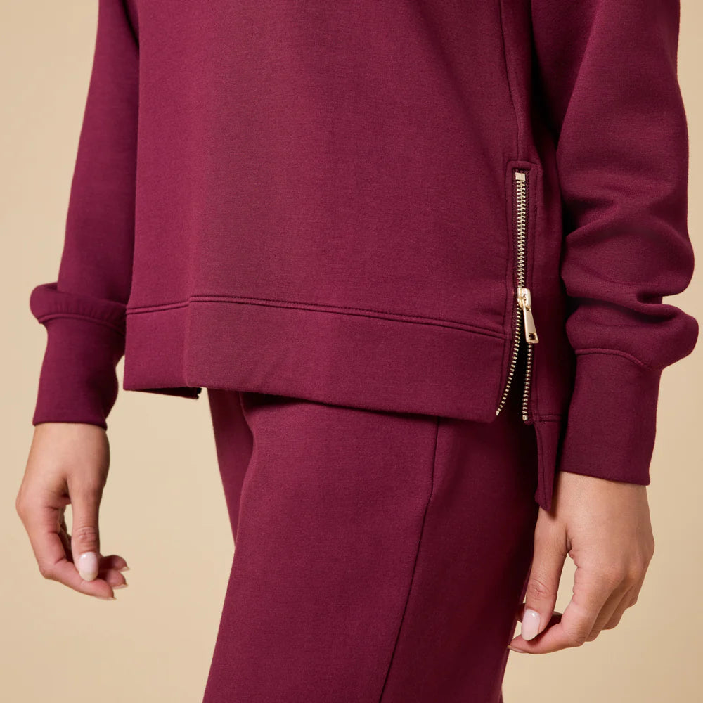 Maroon Luxe Lounge Set