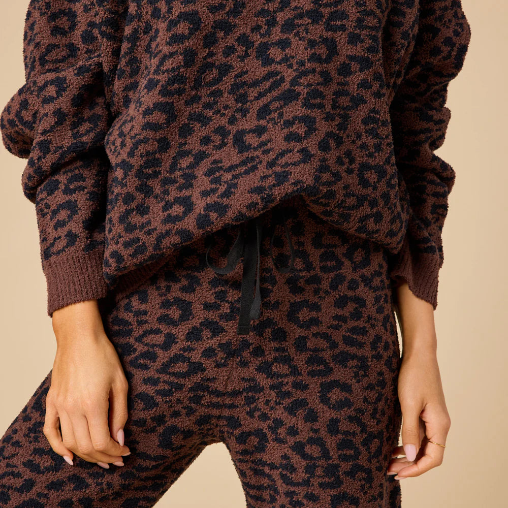 Marshmallow Leopard Print Lounge Set