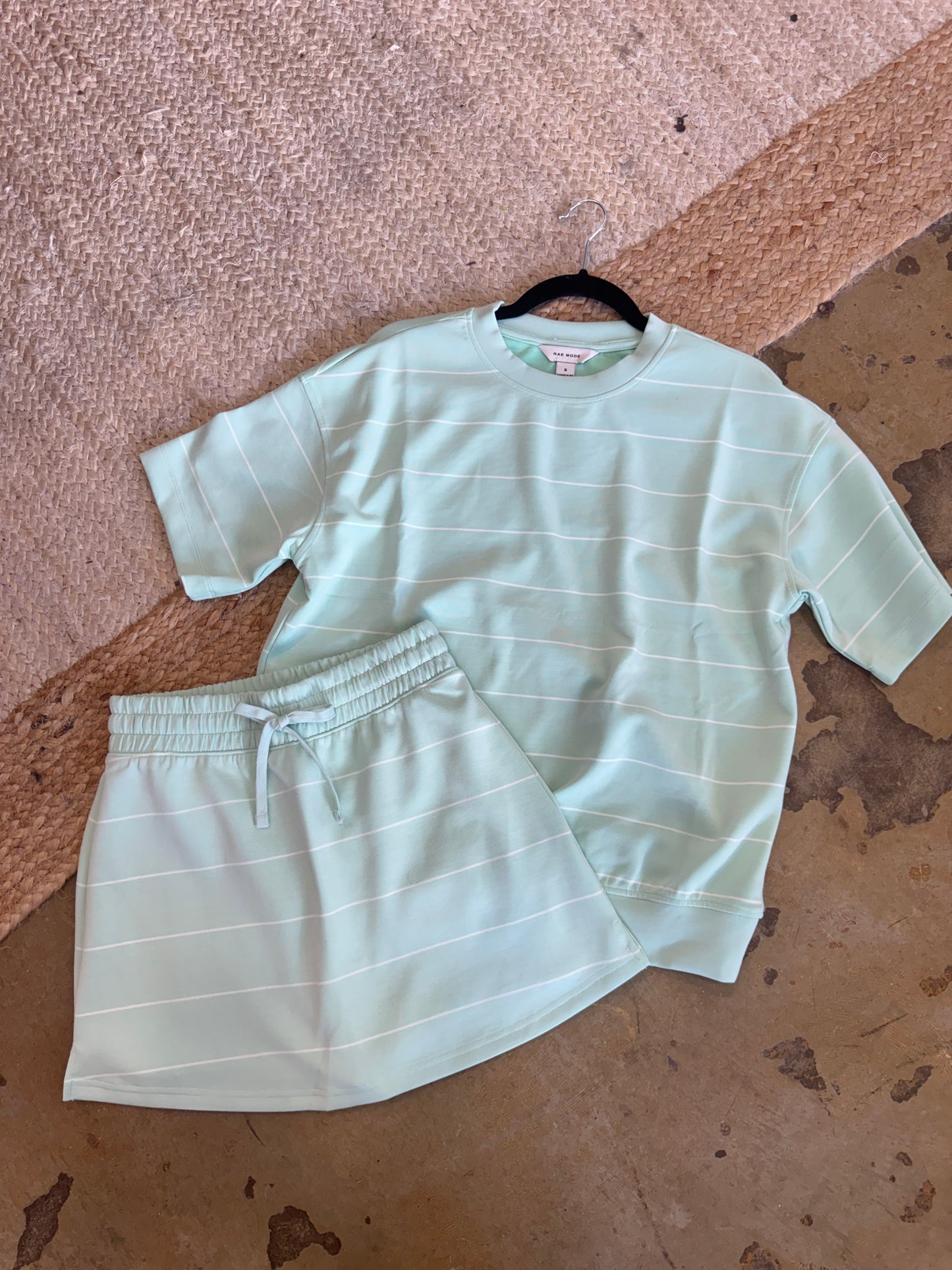 Striped Skort Set