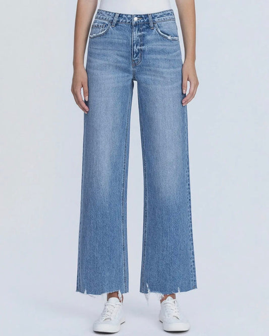 Olivia Wide Leg Vervet Jeans