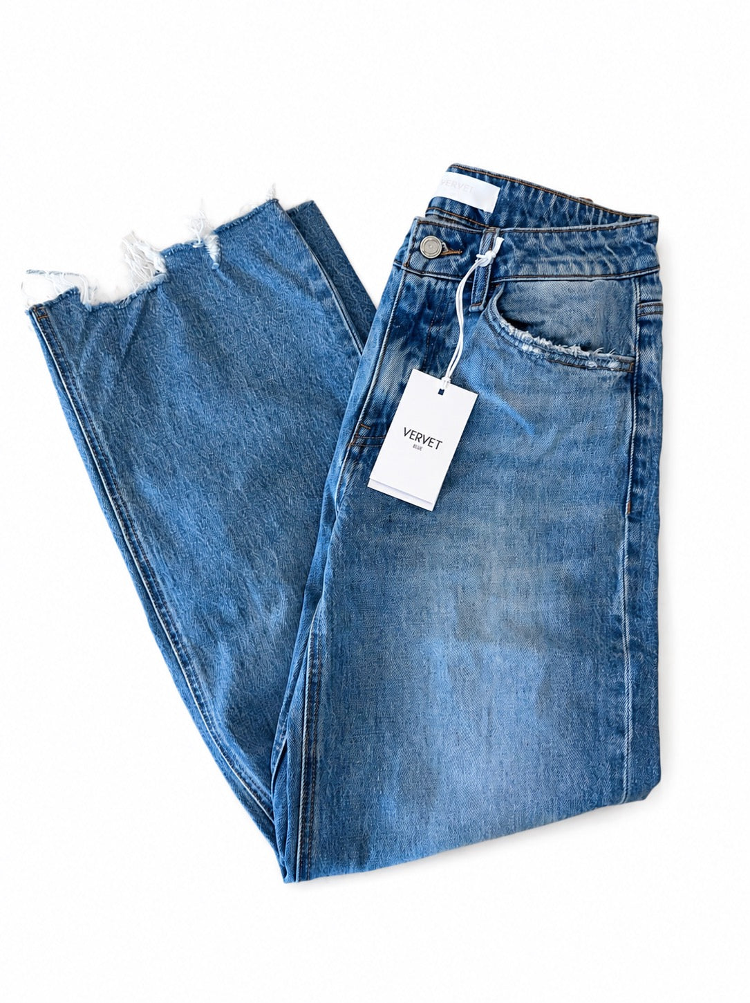 Olivia Wide Leg Vervet Jeans